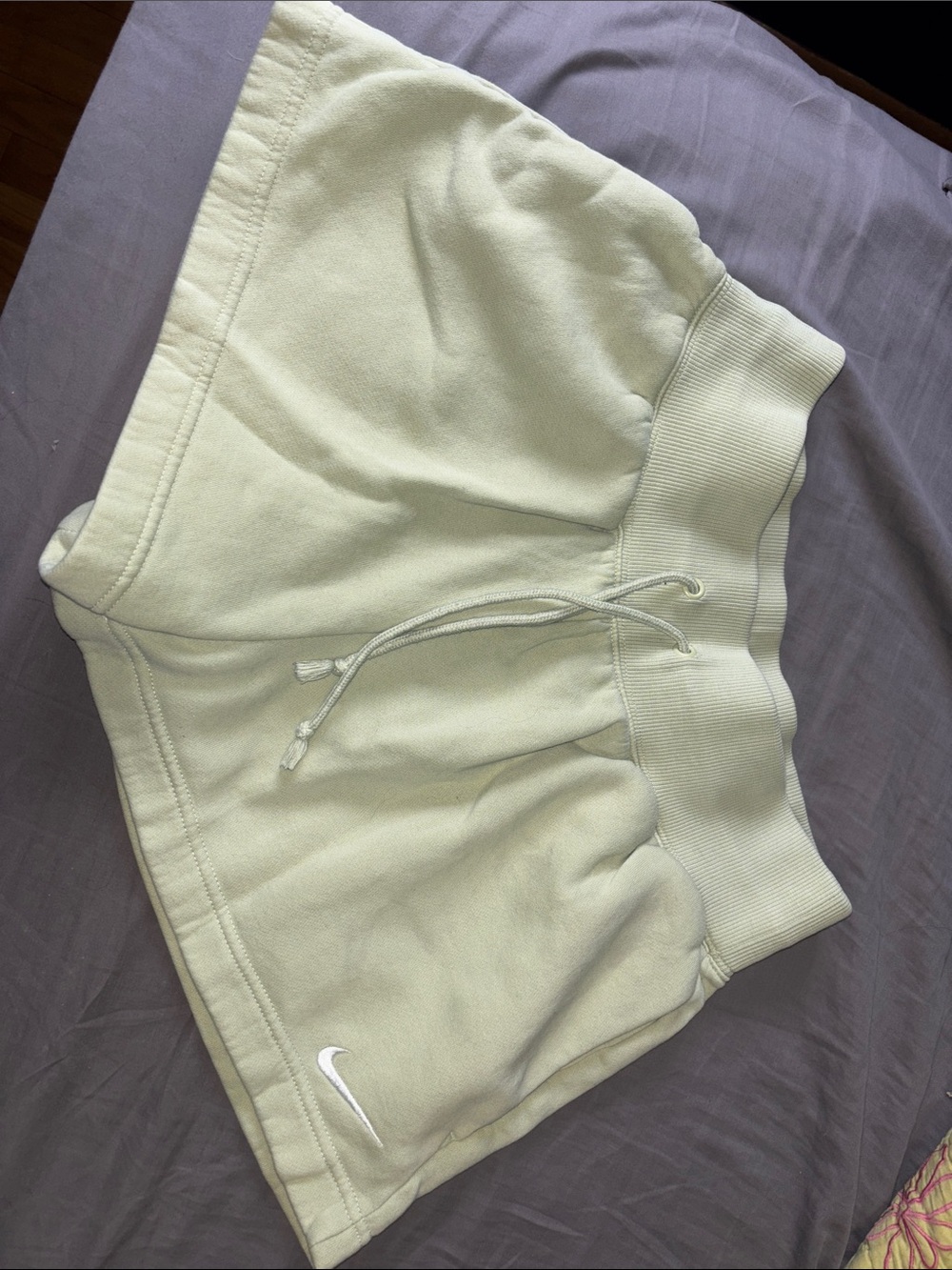 Nike Light Green/Mint Green Women's Drawstring Athletic Shorts